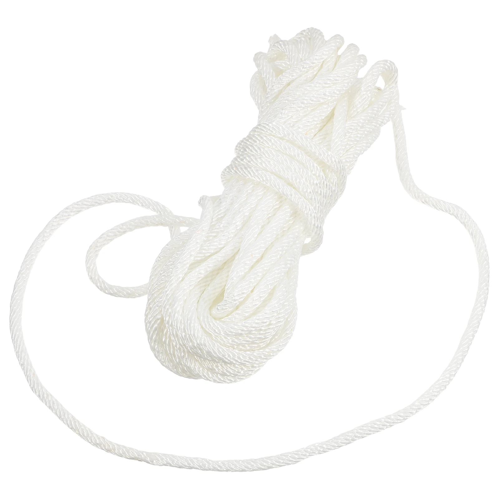 

50 Feet Braided Flagpole Rope Durable Flag Pole Parts Camping Outdoor Heavy Duty Flag Pole Parts Ropes Replacement