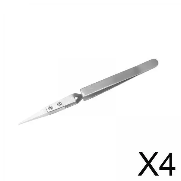 

Длинный паяльный пинцет из нержавеющей стали, керамический ручной инструмент, антистатический пинцет, комплект для электронной сборки