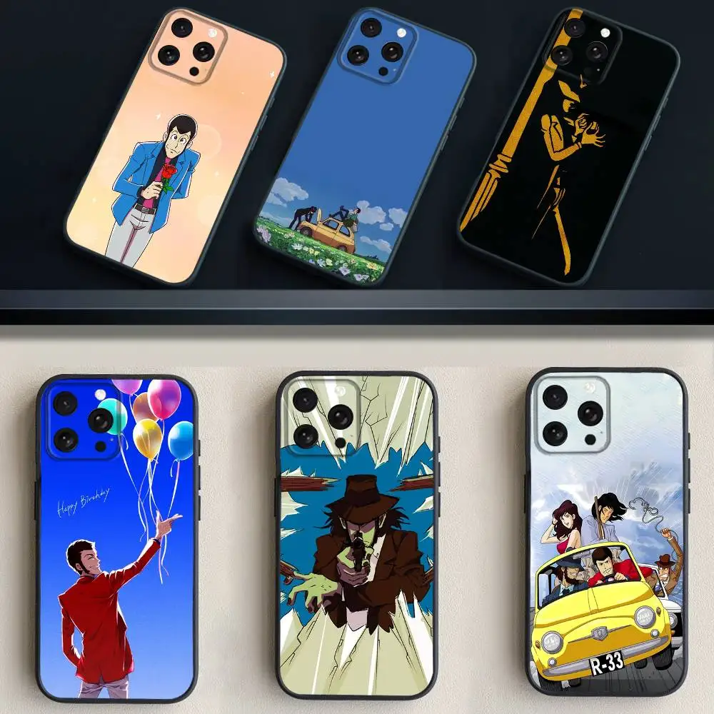 

L-Lupin The T-Third Phone Case For iPhone 17,16,15,14,13,12,11 Plus,Pro Max,XS,X,XR,SE,Mini,8,7,Soft Silicone Black Cover