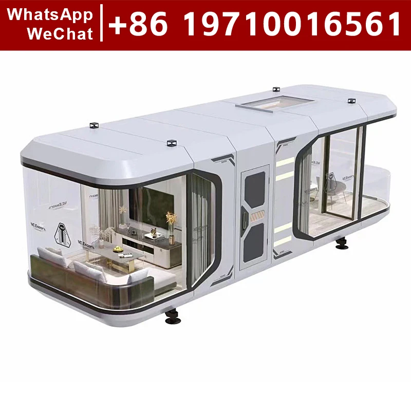 ISO Approved Prefab House Space Capsule Bed Cabin Hotel Container Outdoor Mobile Tiny House