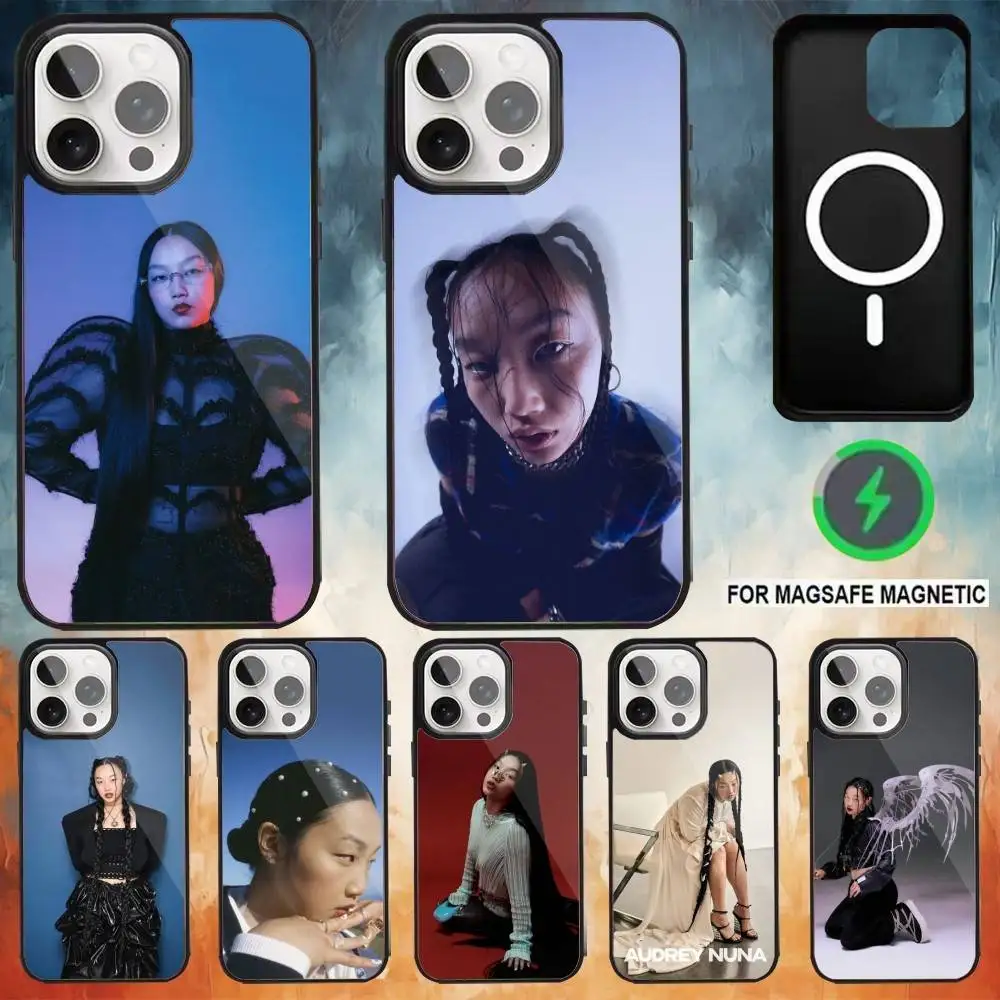 

KPOP A-Audrey Nuna G-Golden Phone Case For iPhone 17,16,15,14,13,12,Plus,Pro,Max For Magsafe Magnetic Wireless Charge