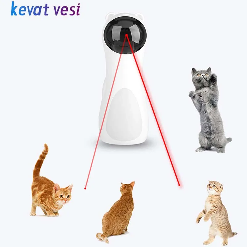 

Automatic Laser Cat Toys Electric Cat Teaser Toy Smart Rechargeable Indoor Kitten Puppy Playing Interactive Toys Pet Supplies