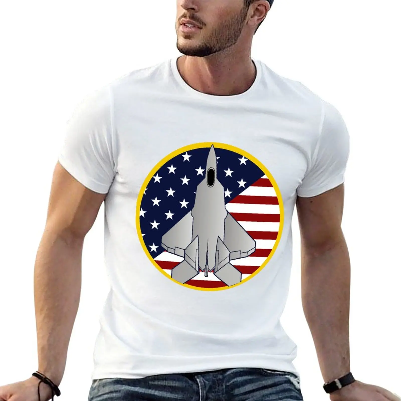 

cotton package Logo for t shirt t-shirt plain F-22 Raptor T-Shirt black man personalised