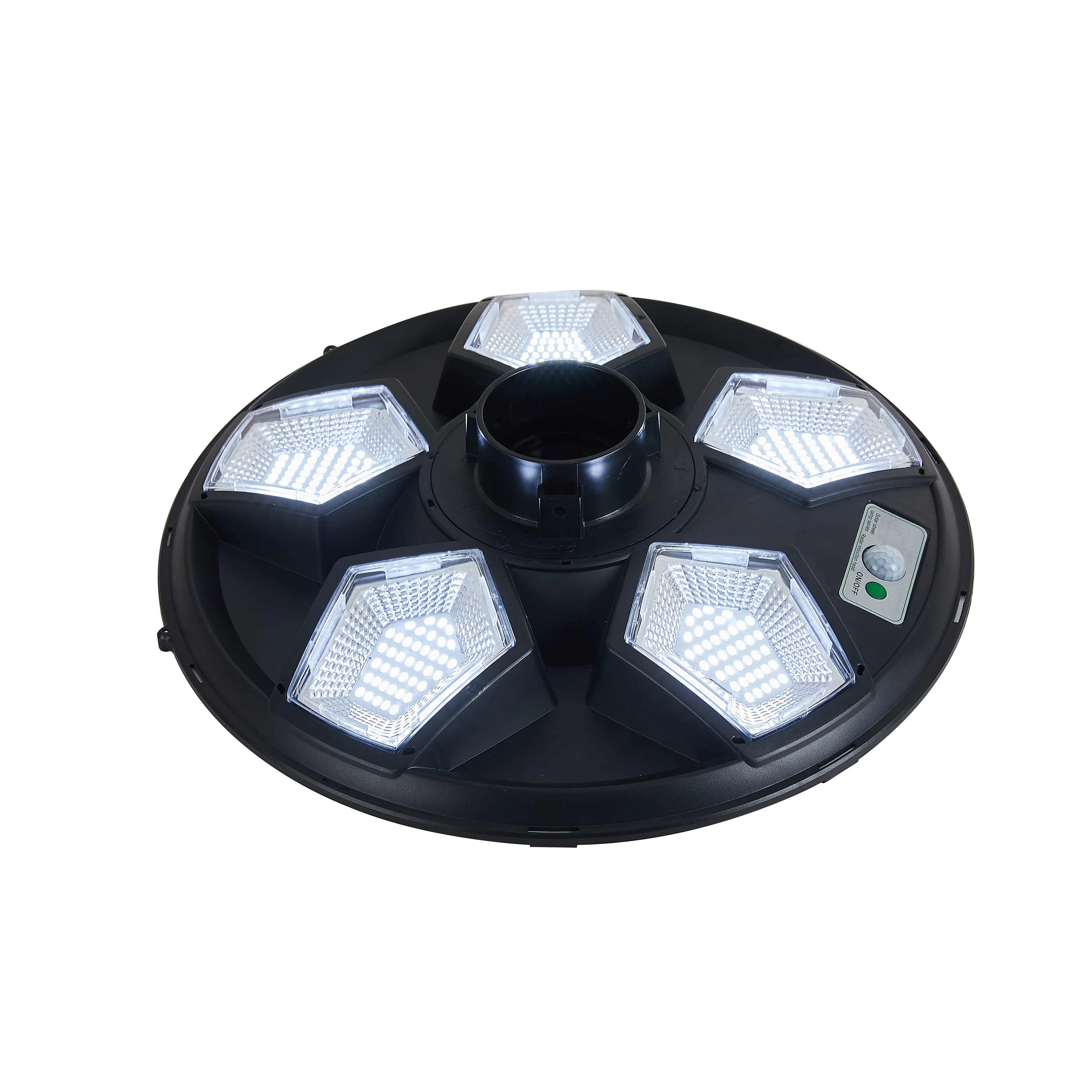 Solar integrierte Straßenlaterne LED Garten Gartenlampe menschlicher Körper Induktion dünne UFO Solar Gartenlampe