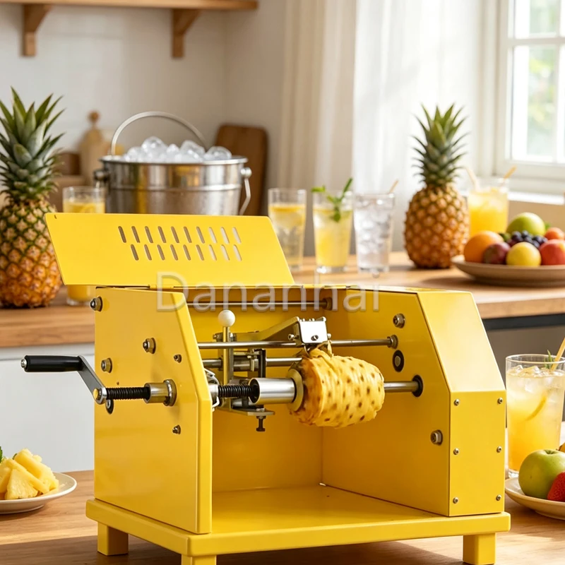 Commercial High-Quality Pineapple Peeler Multifunctional Cutting Machine for Efficient Kitchen Operations
