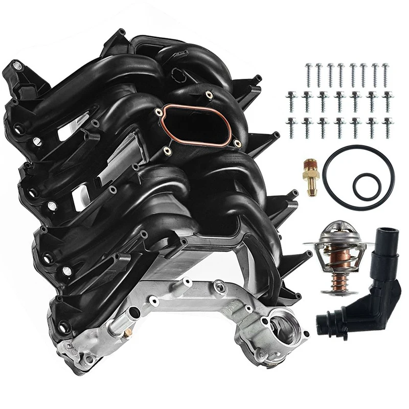 

24HT CN US CA Upper Intake Manifold With Gaskets For Ford F150 2000 - 2003 F250 5.4L V8 4C2Z-9424-CA 5C2Z9424AA 9C2Z9424AA