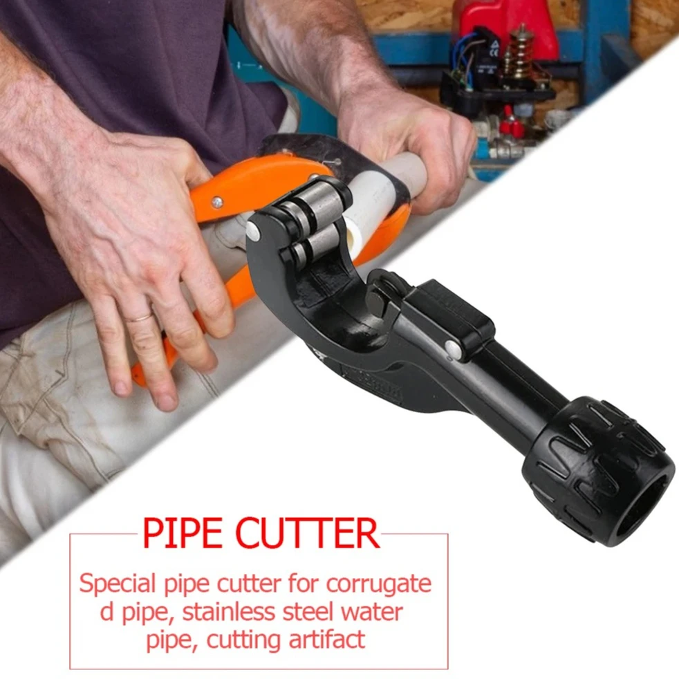 

Alloy Steel Pipe Cutter, Heavy Duty Tube Shear Scissor for Corrugated Pipes & Hose Cutting, Hand Tool