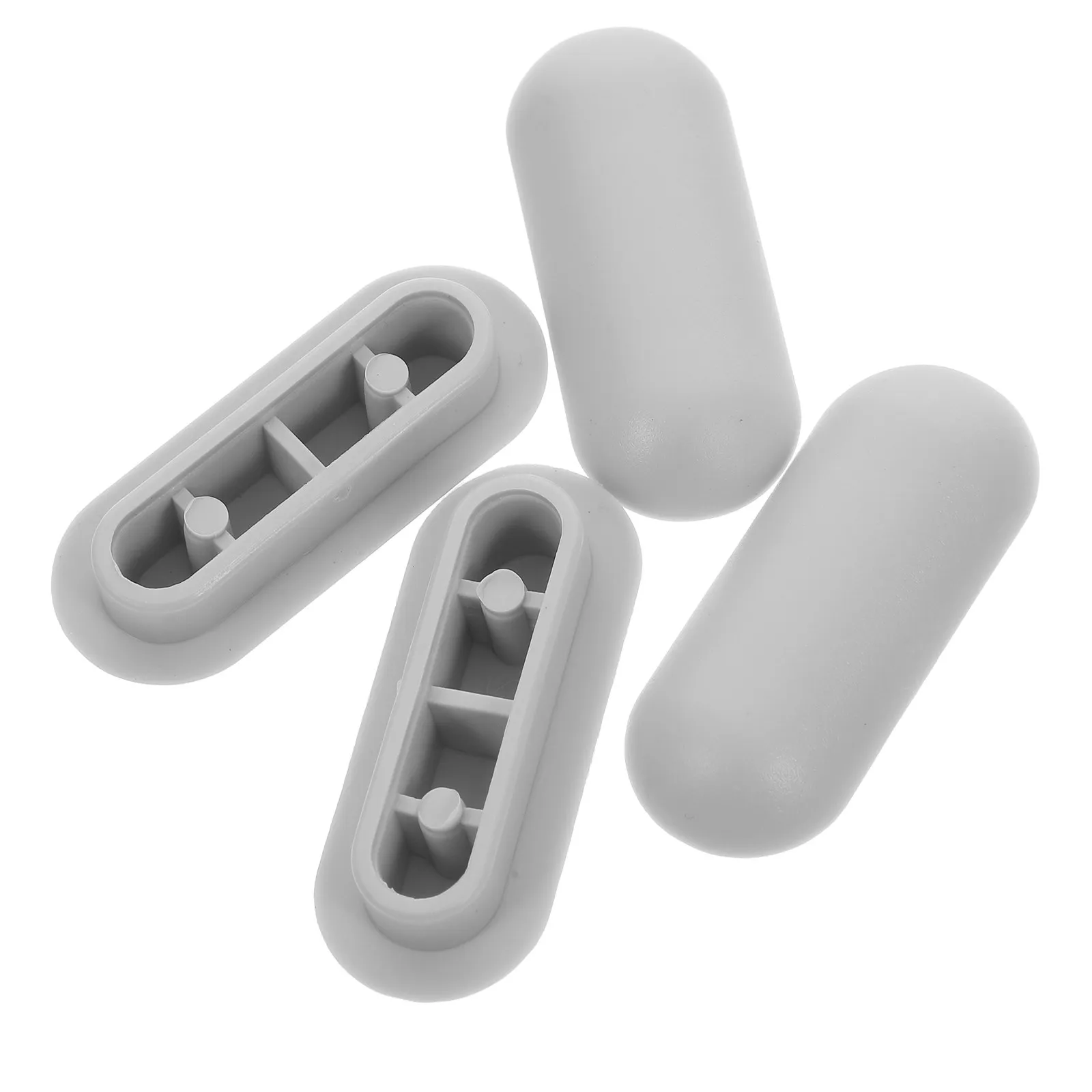 

4Pcs Toilet Seat Bumper Plastic Antislip Gasket for Universal Toilet Seats Cushioning Pad Buffer Protector Lifter Spacer