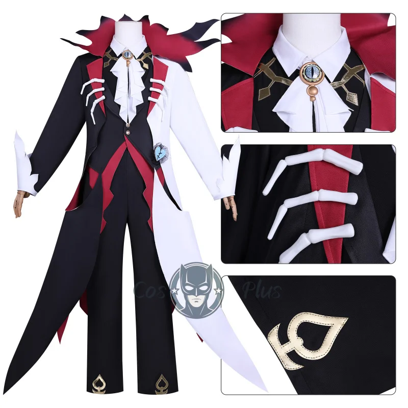 أزياء تنكرية للحفلات التنكرية للمعلم الدموي ليفين ‌ ‌   الهروب من ليلة الرعب شخصية اللعبة تأثيري هالوين