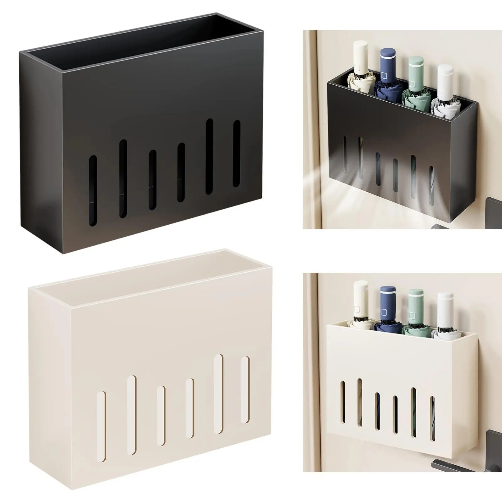 

Настенный держатель для зонтов, стеллаж для хранения, компактный вентиляционный органайзер, складная подставка для зонтов для прихожей, гостиной