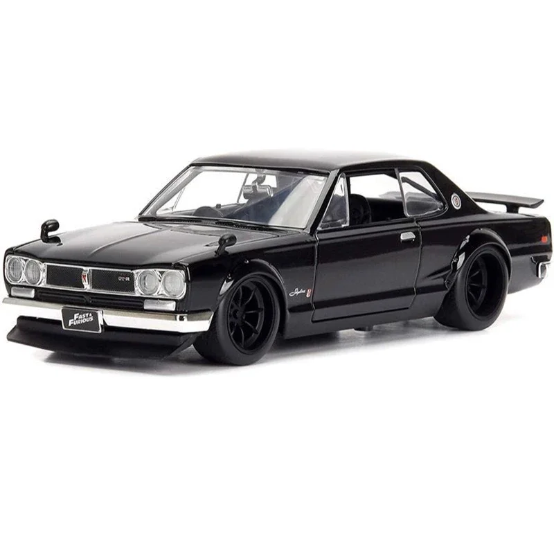 1:24 Nissan Skyline 2000 GT-R Metal Sports Car Model Diecast Alloy Racing Car Vehicles Model Simulation Collection Kids Toy Gift