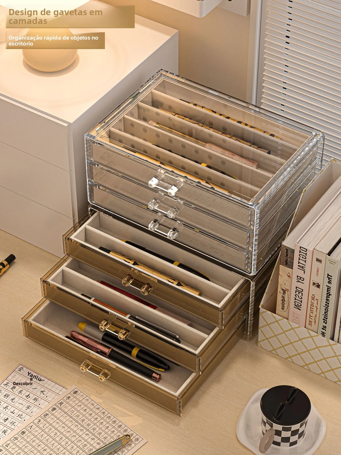 large-capacity-drawer-style-acrylic-pen-storage-box-transparent-multi-layer-dustproof-for-calligraphy-pen-organizer-box
