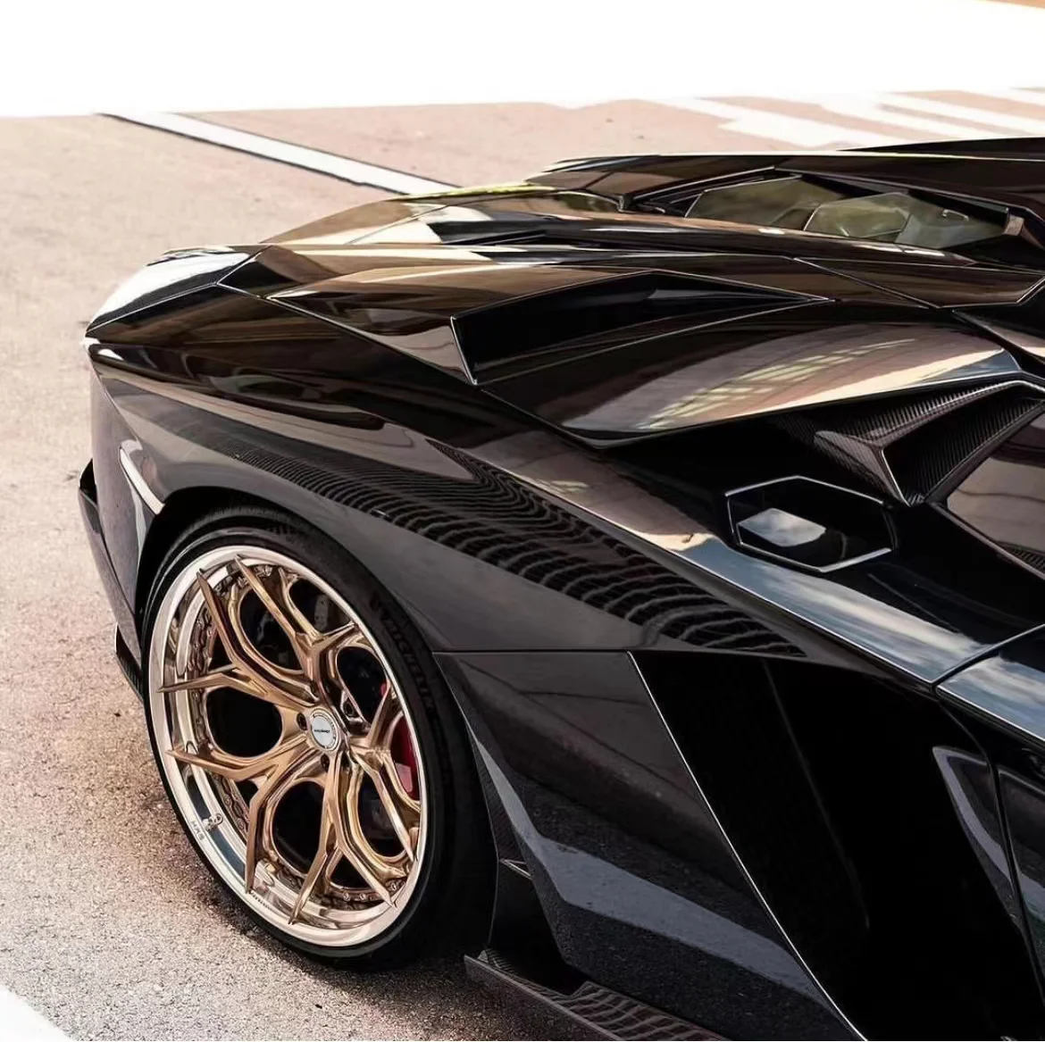 New style Polished Bronze 18 19 20 21 22 Inch Deep Concave Forged Wheels 5x112 5x120 5X130 5x108 For Racing Cars For Passenger C