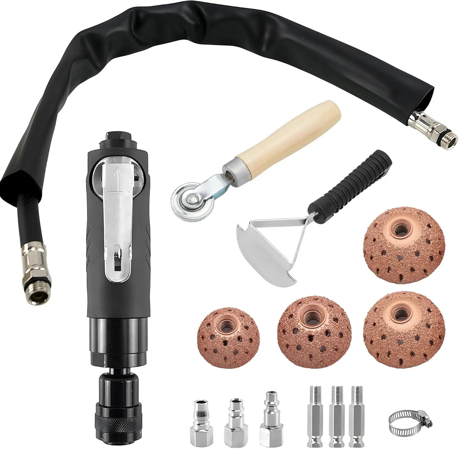 

Комплект для ремонта воздушных шин с буфером 2500 об/мин, скребком, роликом и колесом