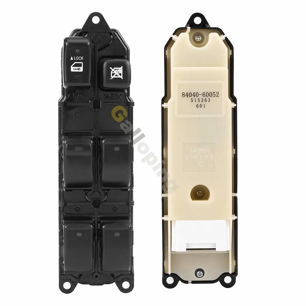 Power Window Master Switch Lifter Button For Toyota Land Cruiser Prado Lexus ES300 Rx330 GX470 Rx350 8404060052 84040-33030
