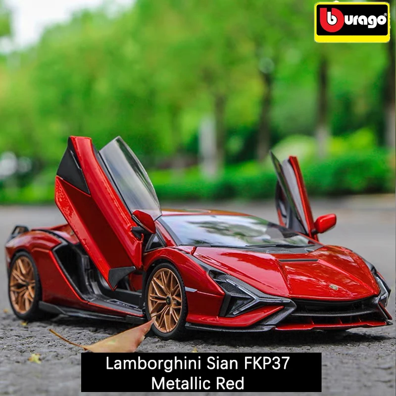 Bburago 1:18 Lamborghini Automodell Blitz Sian FKP37 Supercar Automodell Legierung Fahrzeuge Simulation Sammlerstück Ornamente Geschenke