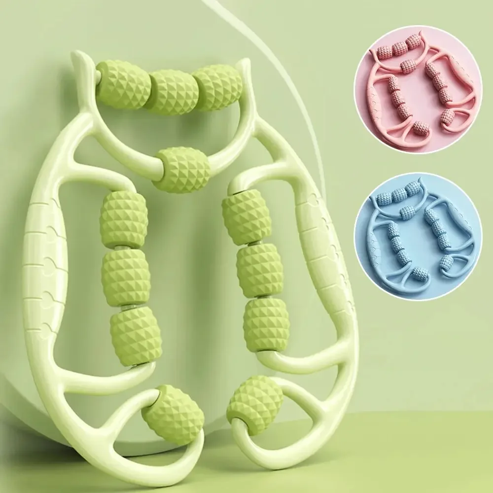 

12 Wheel Leg Massager Circular Design for Slimming Muscle Stretching and Relaxation Beauty Device