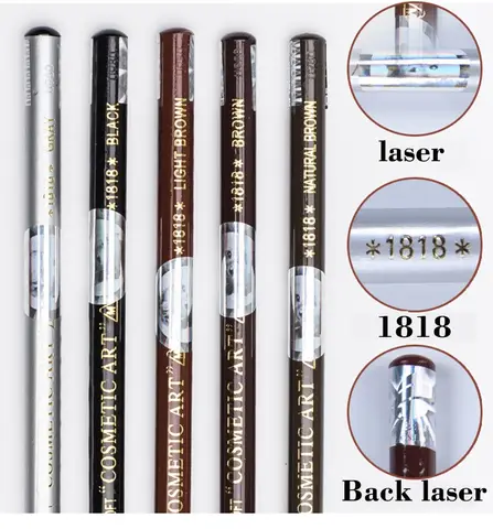 1818 Best Quality Phibrow Pencil Peel Off Pull Roll Paper Eyebrow Pencil Eyebrow Tint Makeup Brow Liner Long-Last Set with