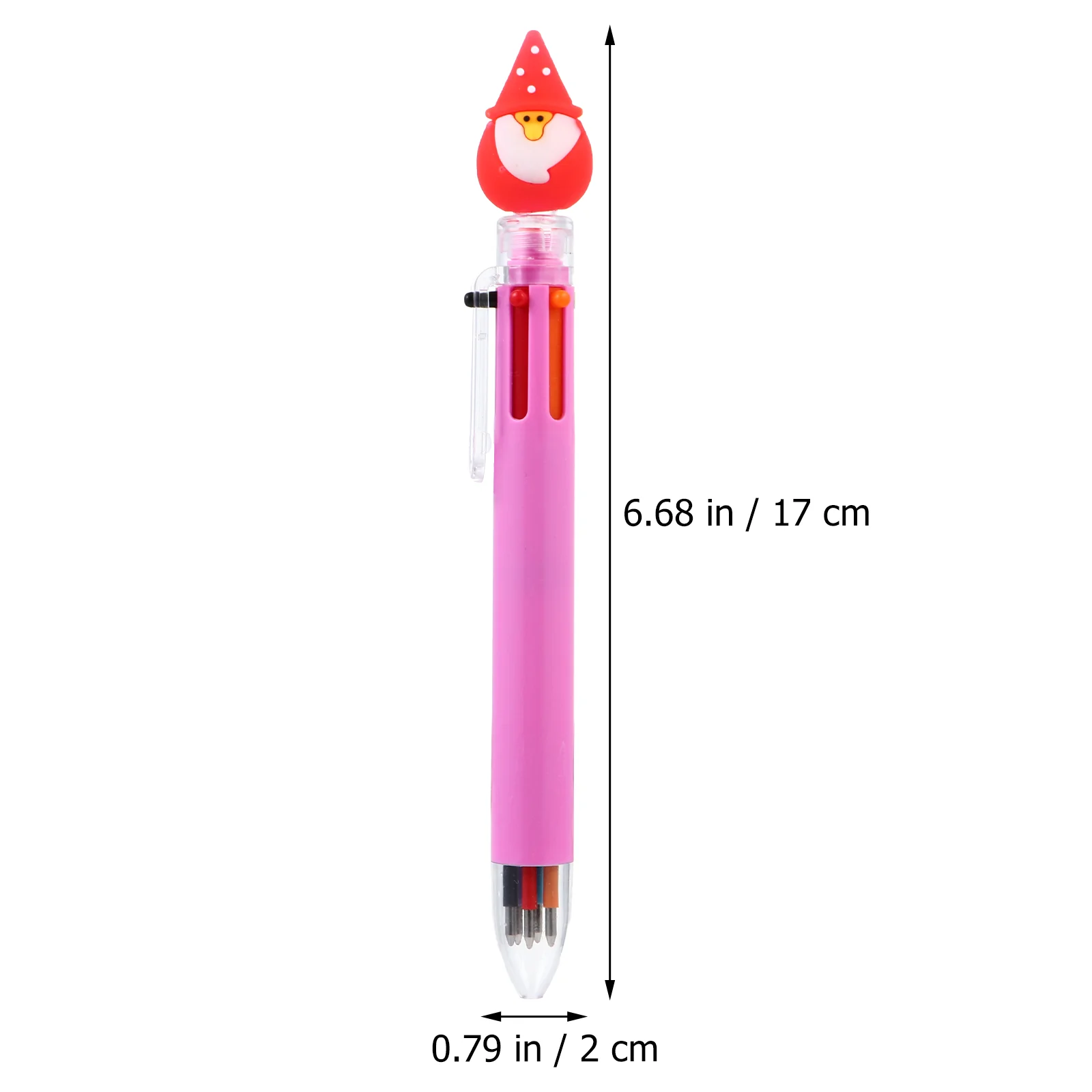 

6 Pcs Christmas Gel Pen Kids Stationary Ballpoint Pens Retractable Come Festival Cartoon