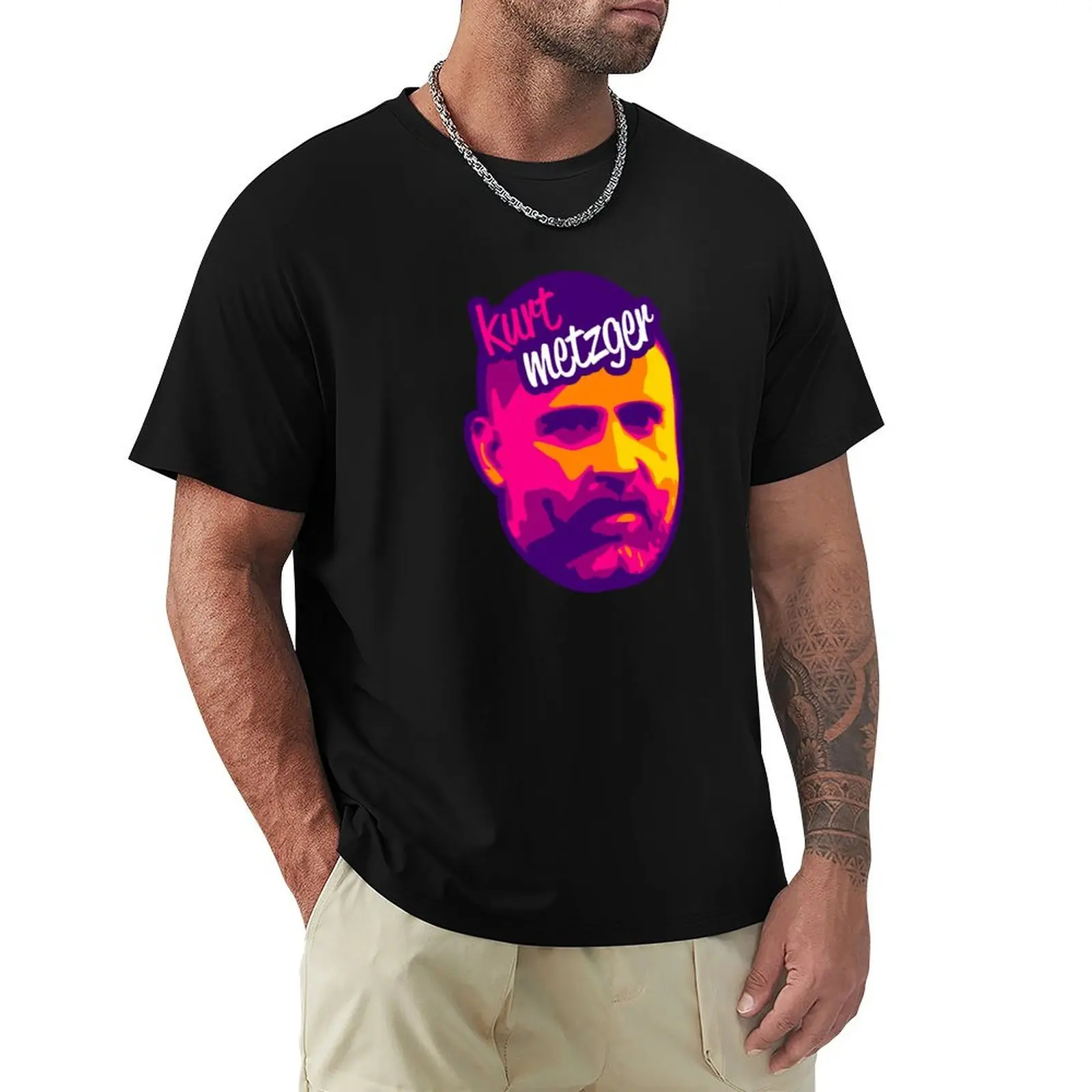 

Kurt Metzger Comedian T-Shirt summer tops customs for a boy summer shirt men clothes