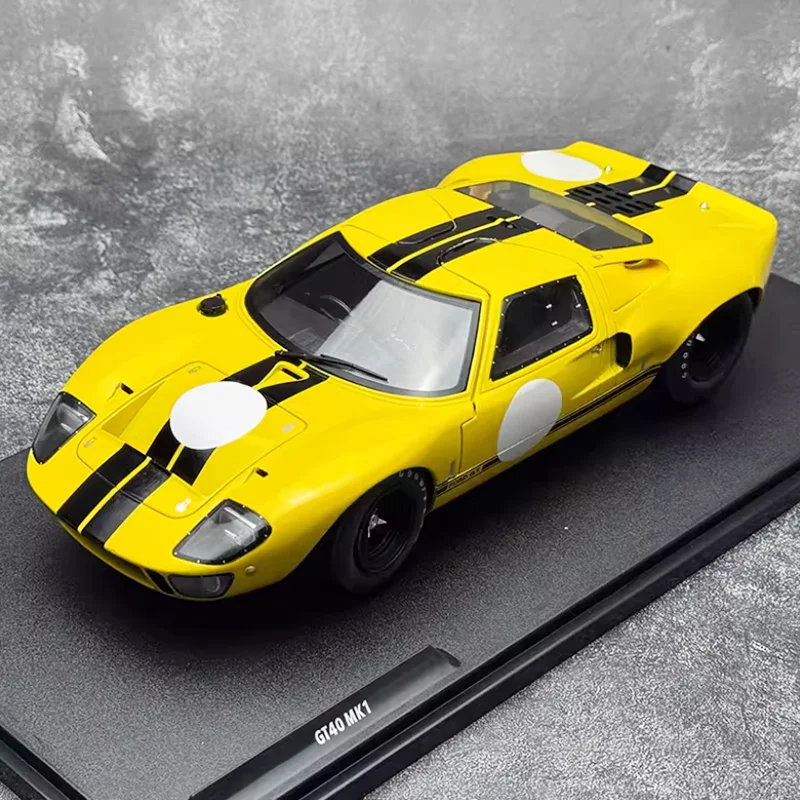 

SOLIDO Diecast 1:18 Scale GT40 MK1 1968 Alloy Car Model Collection Souvenir Static Display Ornaments Toy Gift