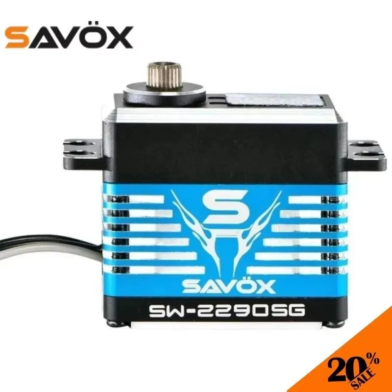 

Original Savox SW 2290 SG Waterproof Premium, High Voltage, Brushless, Digital Servo 0.11 / 972.1 @ 8.4v RC Car Airplanes Helico