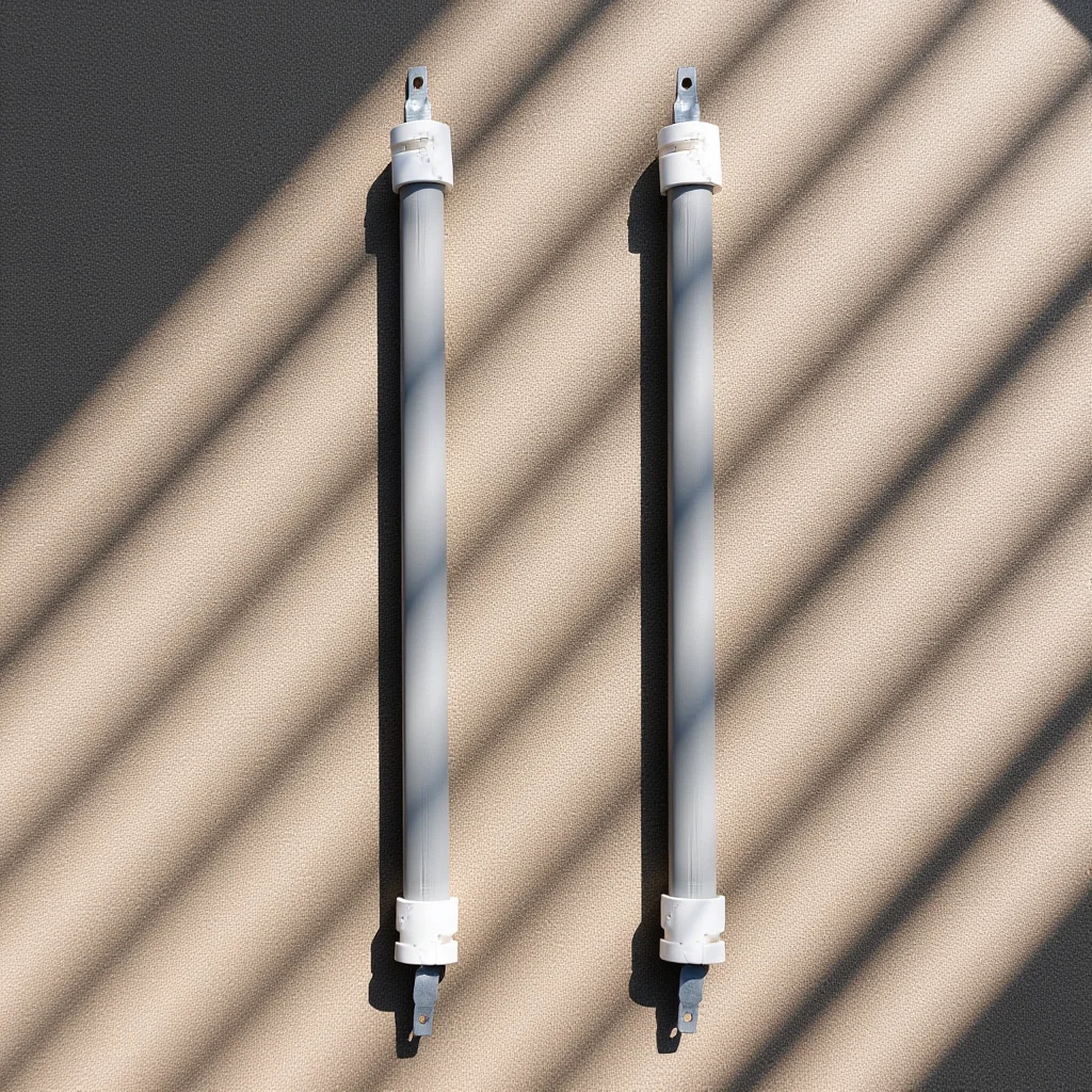 

2pcs Electric Heater Tube Replacement Bulb For Paint Curing Shortwave Heating Quartz Tube Patio Heater Parts Lamp