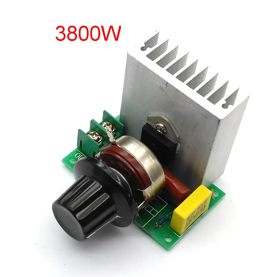 3800W Speed Controller AC 220V Smart Home Light Control Dimmer Switch Voltage Regulator Temperature Control For Motor Light