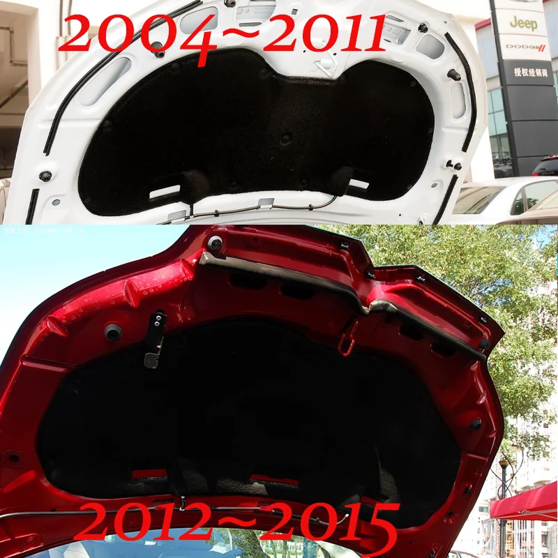 Hood Insulation Pad for Citroen C4 B5 C-Triomphe C-Quatrè 2004~2015 Engine Cover Liner Cotton Soundproof Heat Mat Accessories