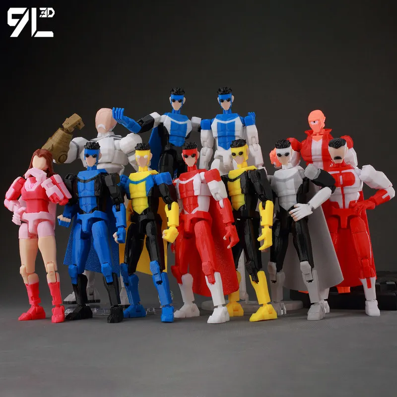 

9l3d Lucky 13 Invincible War Variant Mark Young Viltrumite Version Multi-Jointed Action Figure Collectible Model Toy