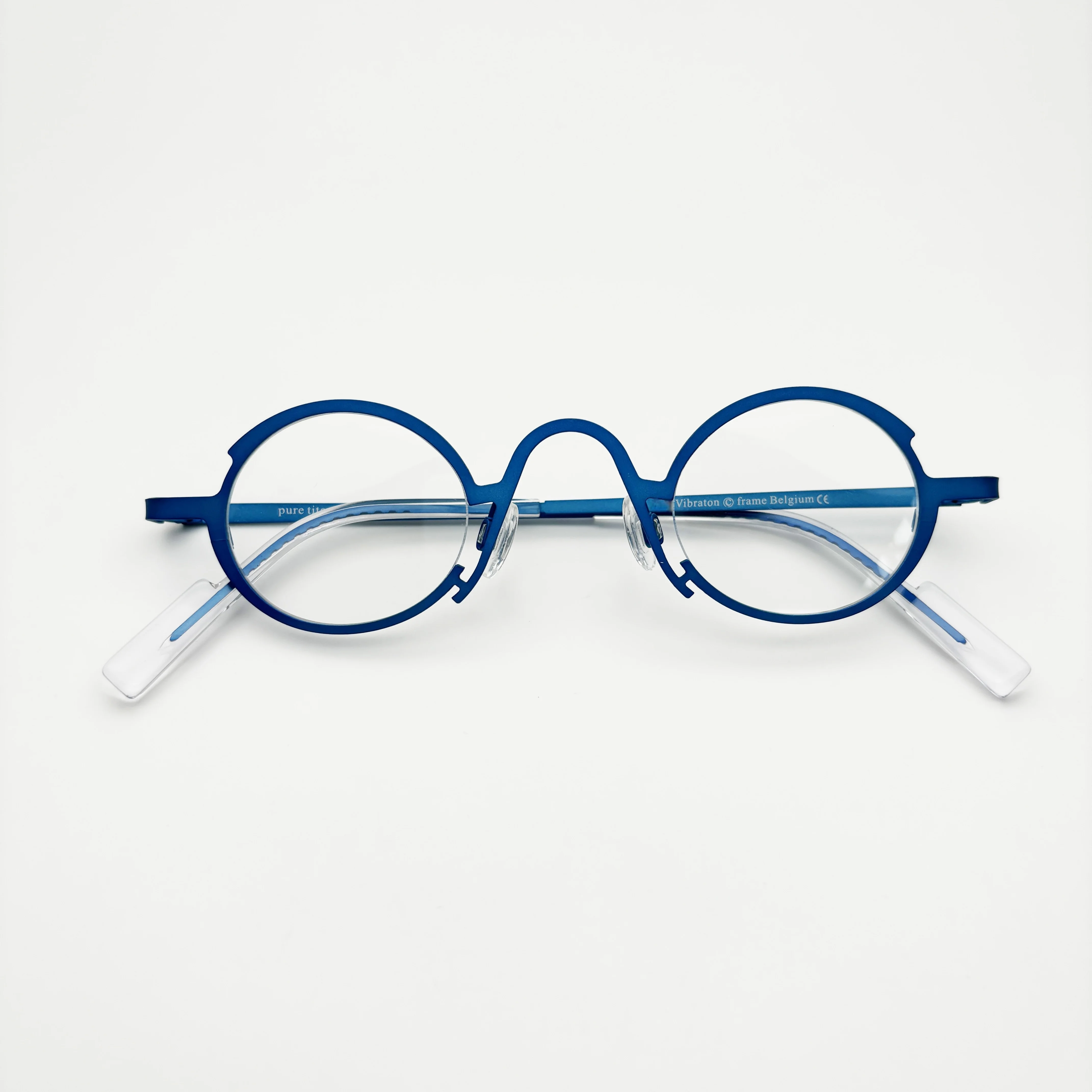 Vibraton Belight Optical Belgium Geometria Forma rotonda Titanio Mini Occhiali rotondi Montatura per occhiali Uomo Donna Occhiali da vista
