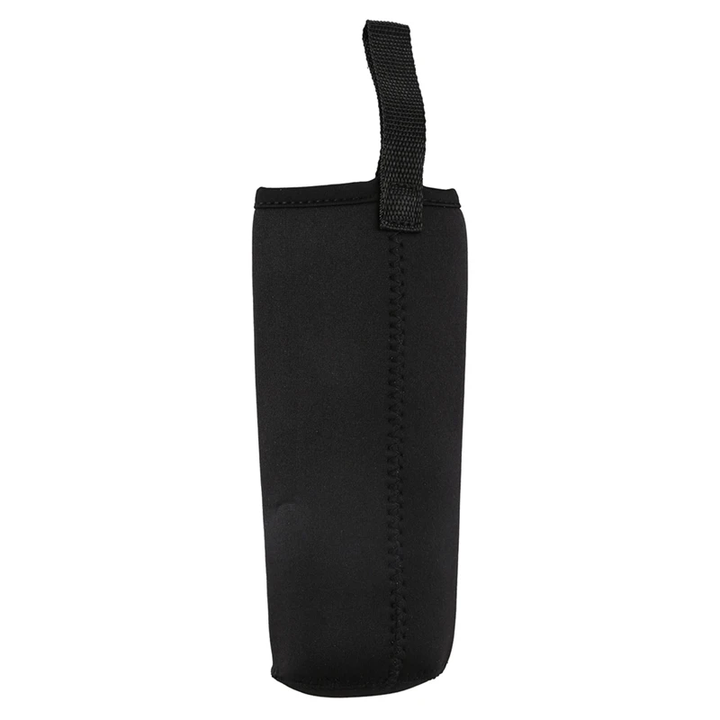 3X Neoprene Cup Thermal Insulation Cup Cover Water Bottle Cover Holder 360Ml - 550Ml (550Ml Black)