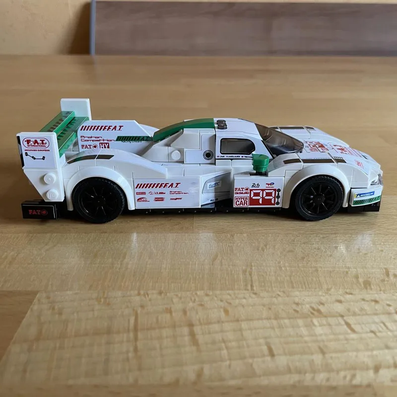 

MOC-203630 New 1990s Iconic Urban Sports Racing Car Building Block Model, 299 Parts, Boys' and Children's Birthday Toy Gift