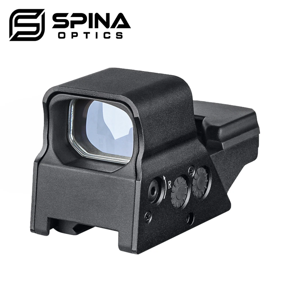 SPINA Optics 8 Reticle Reflex Red Dot scope Sight Designed For Real Fire Caliber & Ammunition Tactical AR15 Sight