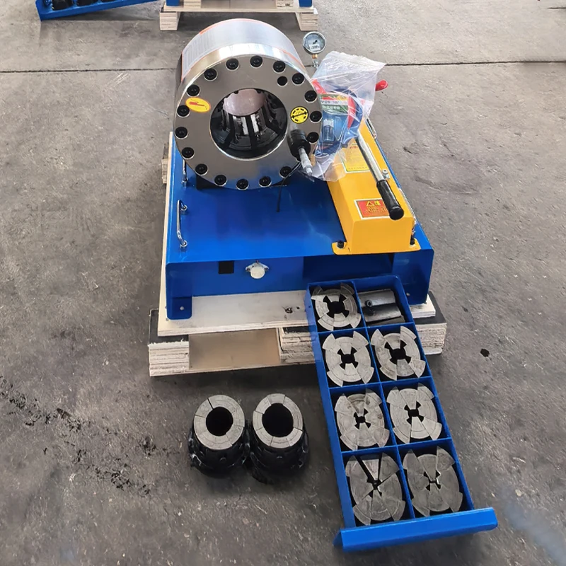 

Factory Wholesale 2 Inch Hydraulic Hose Crimping Machine Portable Design Press Machine Good Price Car Load Hose Repair Tool