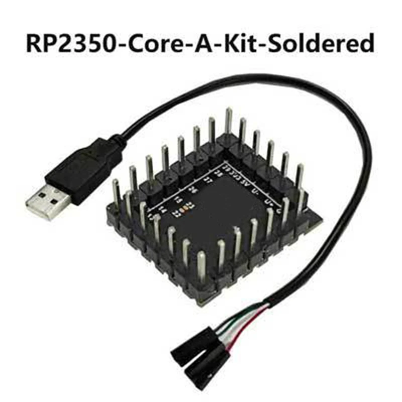 ABCA-RP2350-Core-A For Raspberry Pi Pico 2 Stamp Hole Development Board RP2350 Multifunction Dual Core Processor