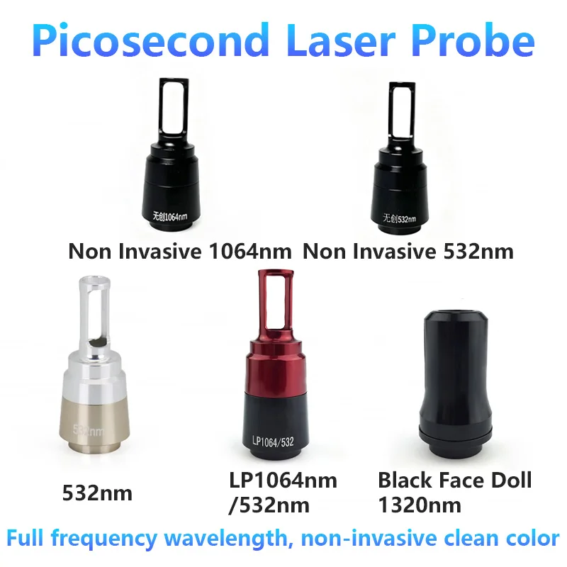 Nd Yag Laser Handle Head LP 1064 532 Lens Tip Long Pulse Picosecond Carbon Tattoo Skin Care IPL OPT Hair Removal Machine Beauty