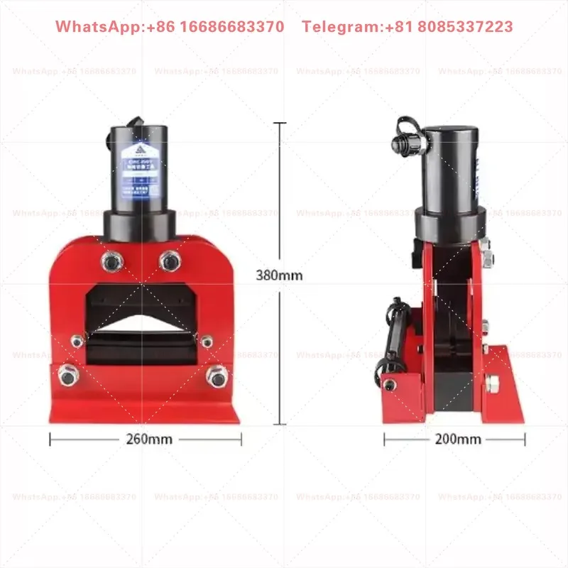 CWC-150High Quality Busbar Cutting Machine CAC Cutter Hydraulic Copper Busbar Cutter Bus Bar Hydraulic Cutting Tools