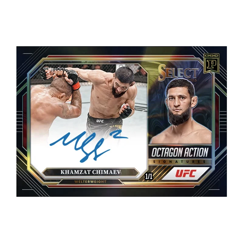 Diy Homemade Alexa Grasso Khamzat Chimaev Brandon Moreno Panini Select UFC Series Collection Flash Card Toys Gift - view 2