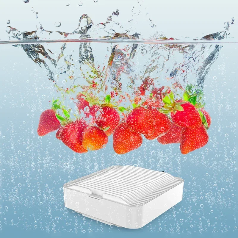 waterproof food purifier portable fruit and vegetable washing cleaning machine for home