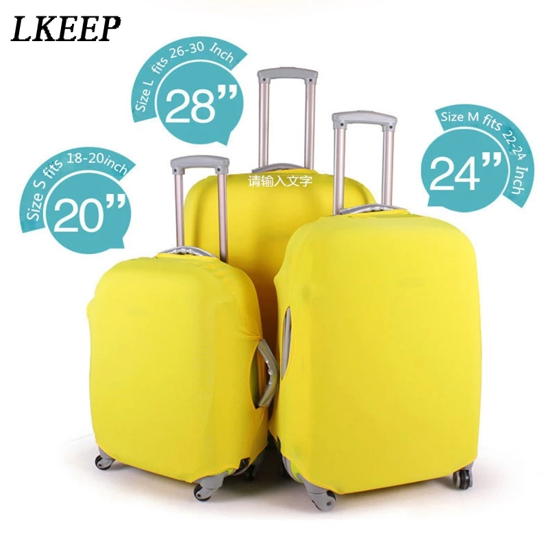 Solid Color Travel Suitcase Dust Cover Luggage Protective Cover For Luggage Trolley Case Dust Cover Travel Accessories