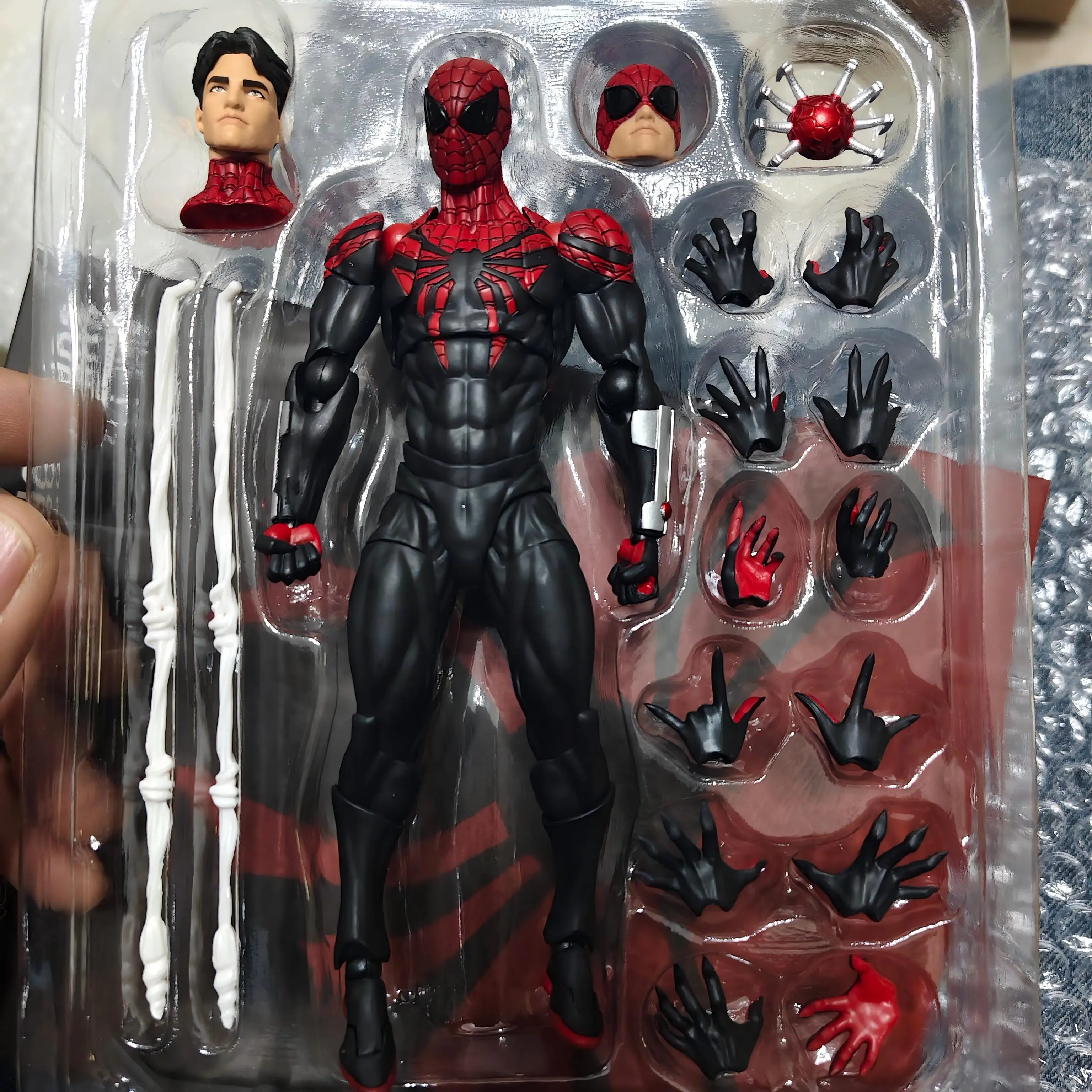 Original Mess Toys Superior Spider Man Doctor Octopus Peter Parker Messtoys Spiderman Neighbor Anime Action Figure Gifts Toys - view 6
