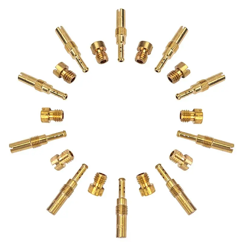 Strange 30Pcs Carburetor Main Jet Kit & 30Pcs Slow/Pilot Jet For PWK Keihin OKO CVK PWM NSR KSR PWM Motorcycle Carburetor