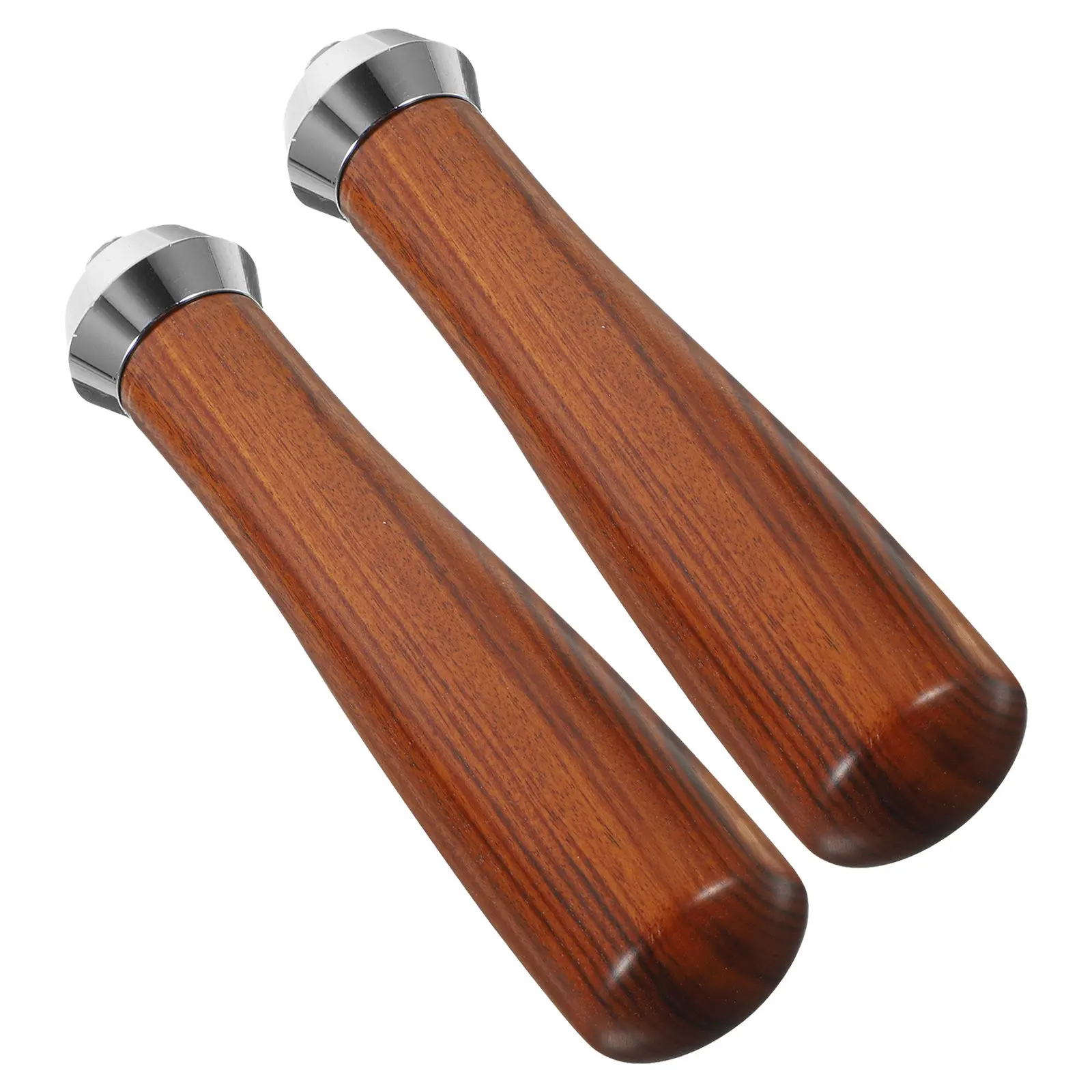 2Pcs Coffee Machine Handle Replacement Espresso Portafilter Wooden Handle Heat-Resistant Comfortable Grip Coffee Accessories