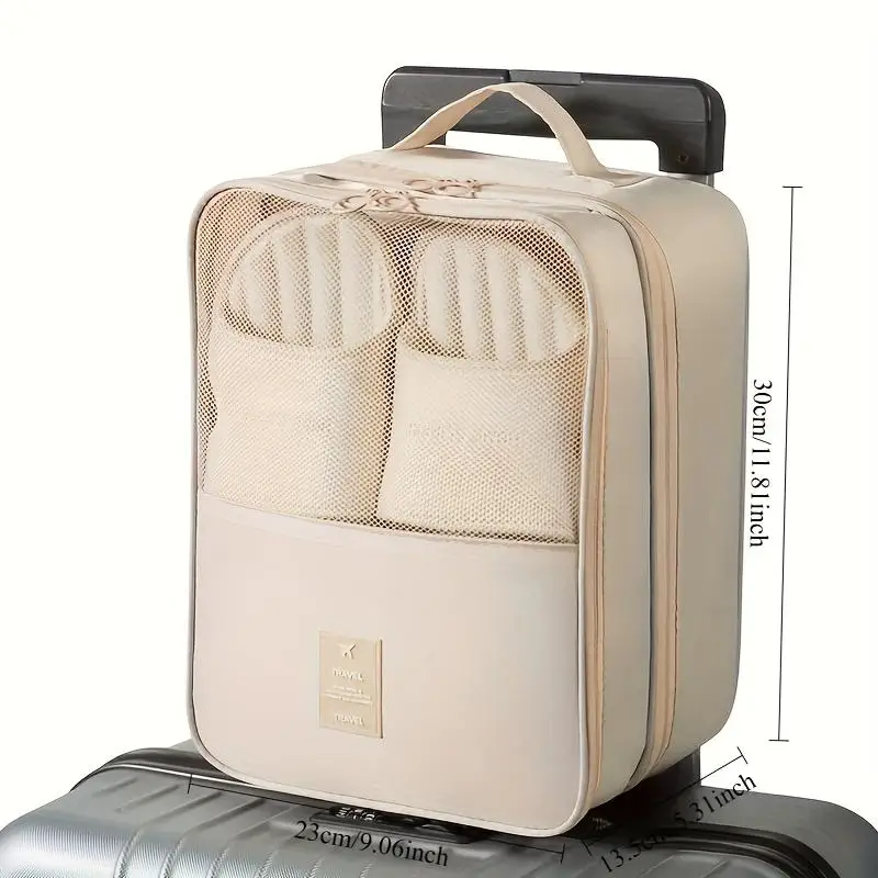 Shoe Bags - Holds 3 Pair of Shoes, Travel Essentials for Flying Carry On Luggage Accessories image 6
