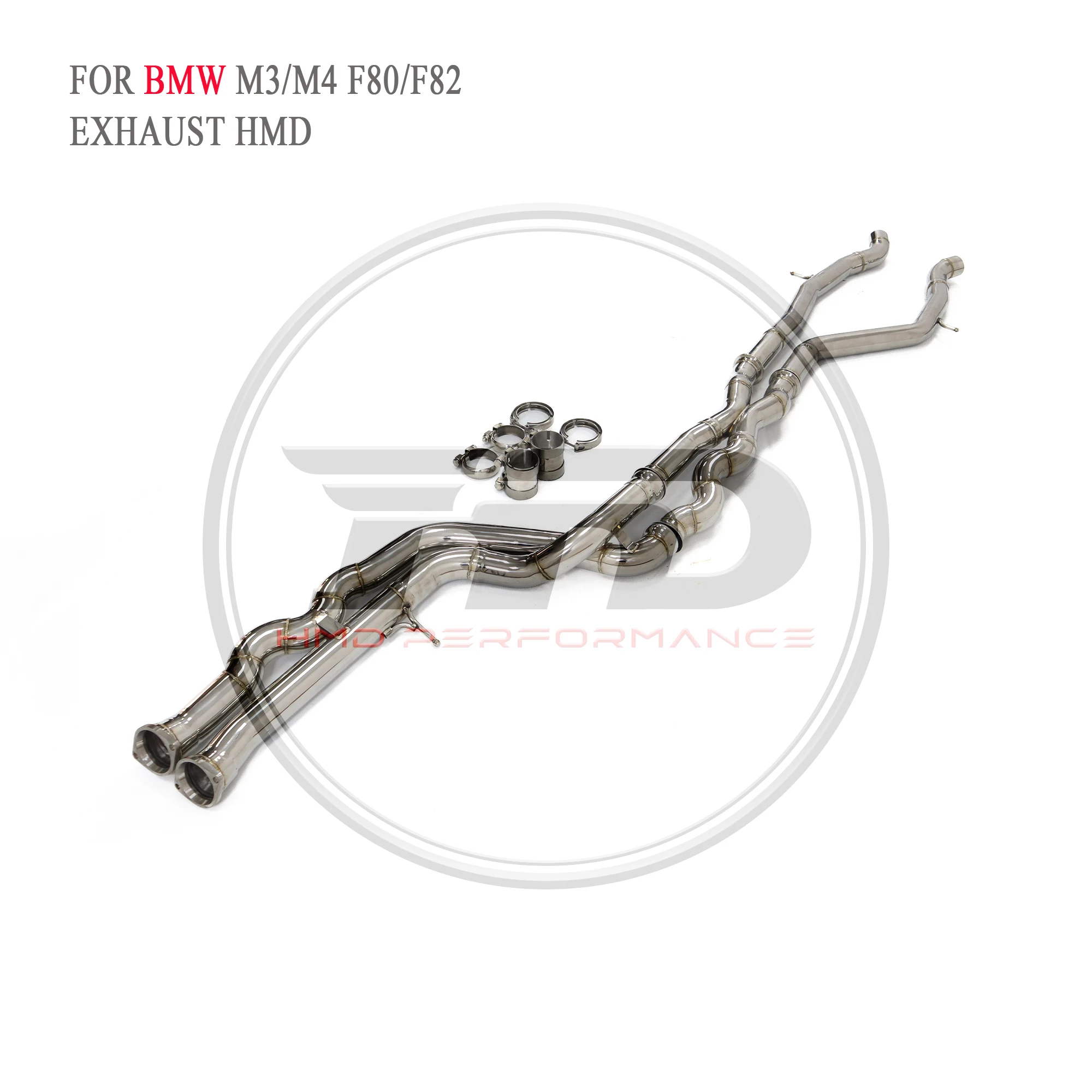 HMD 11.11 Special Downpipe Middle Pipe For BMW M3 M4 F80 F82 F83 3.0T 2014-2019 Improve Engine Performance