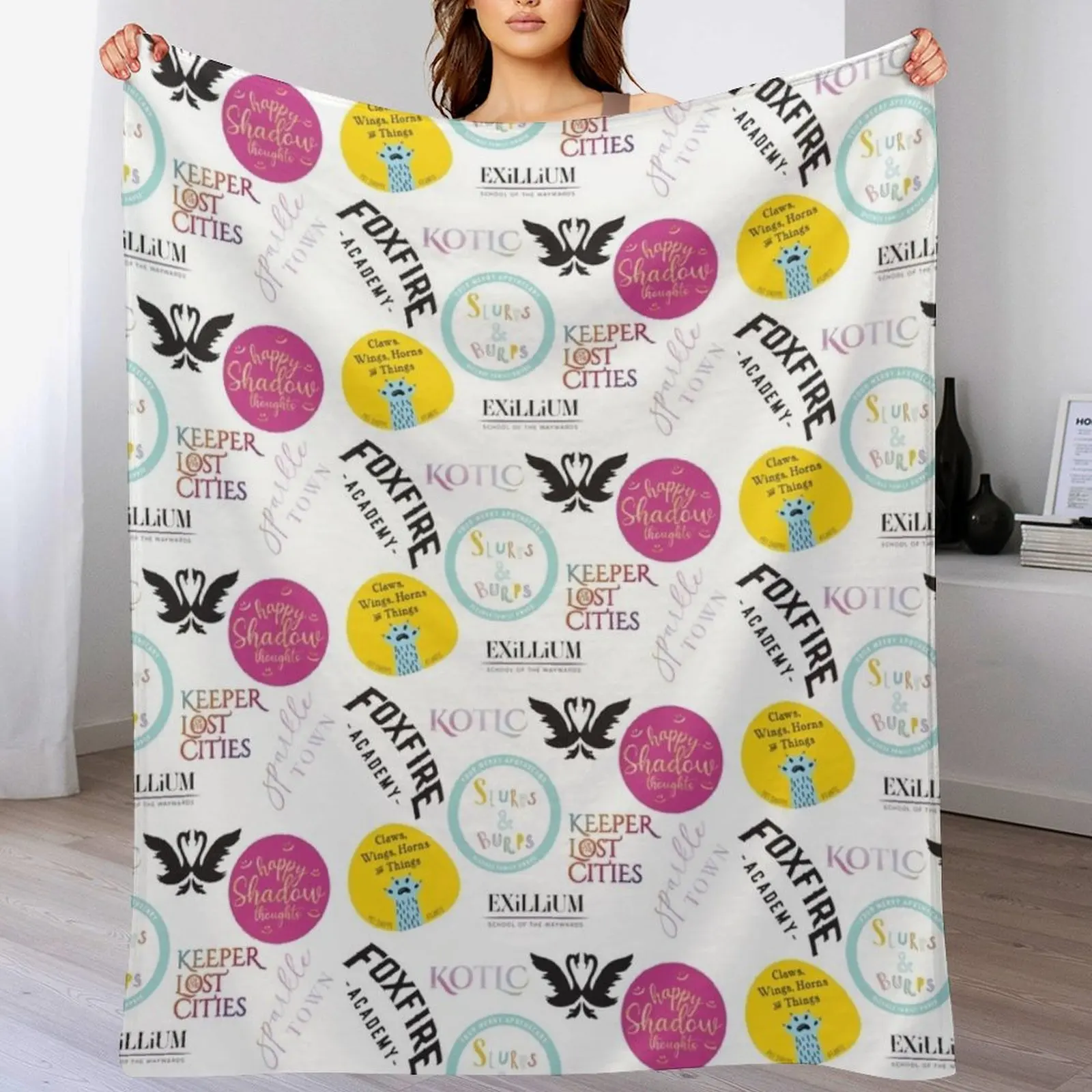 

Keeper of the Lost Cities Throw Blanket Warm Comfortable Blanket for Office Napping