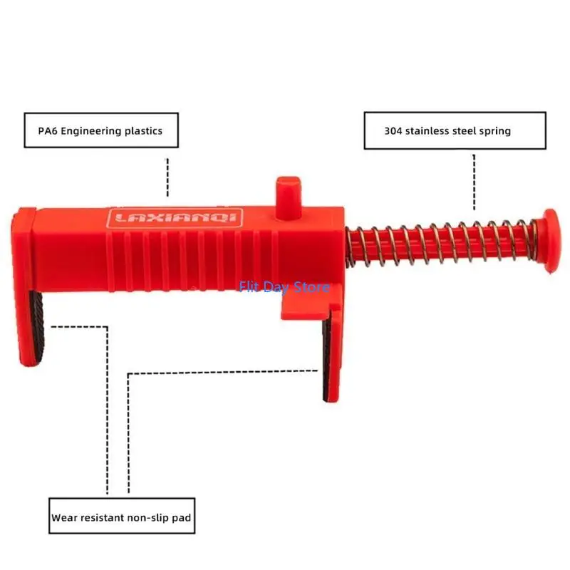 F92C 2Pcs 5.91-7.09inch Extended Upgraded Brick Line Clips Line Runners Measuring