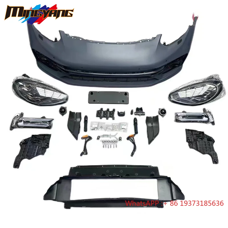 Old to New 970 to 971 Turbo S Style Car Bumpers PDLS Headlights Bodykit for Porsche Panamera 970.1 970.2 Covert to 971 Body Kit