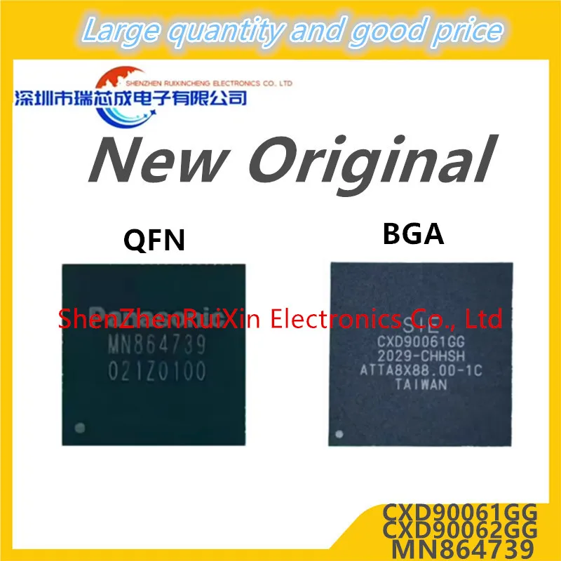 (1piece)100% New For Ps5 MN864739 QFN-80 CXD90061GG CXD90062GG BGA Chipset